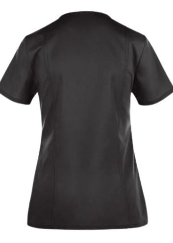 Female Valencia College Respiratory Care Program Pewter Scrub Top