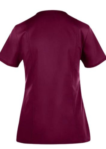 Female Valencia College Junior Radiography Program Wine Scrub Top