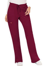 Female Valencia College Radiography Junior Program Wine Scrub Pants