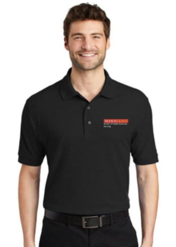 Male Valencia College Nursing Program Black Polo