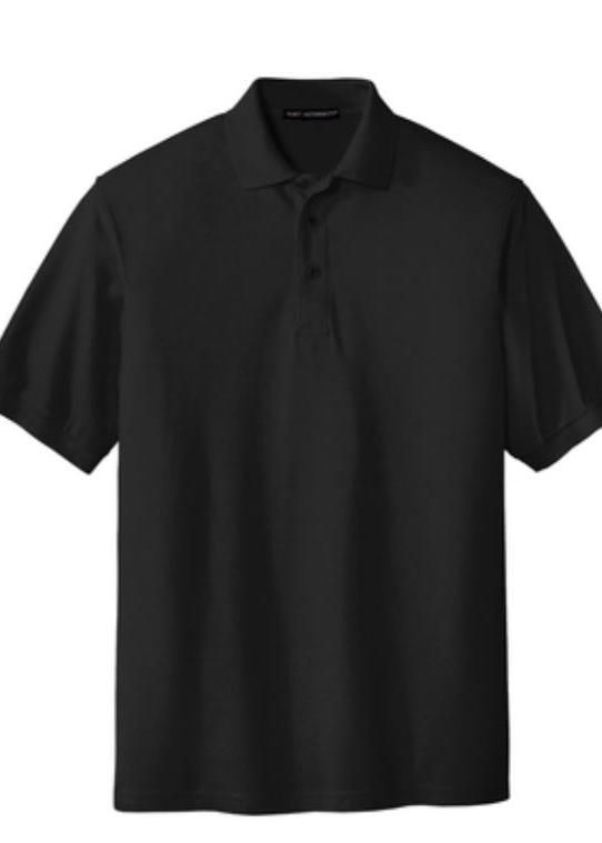 Male Valencia College Black Polo